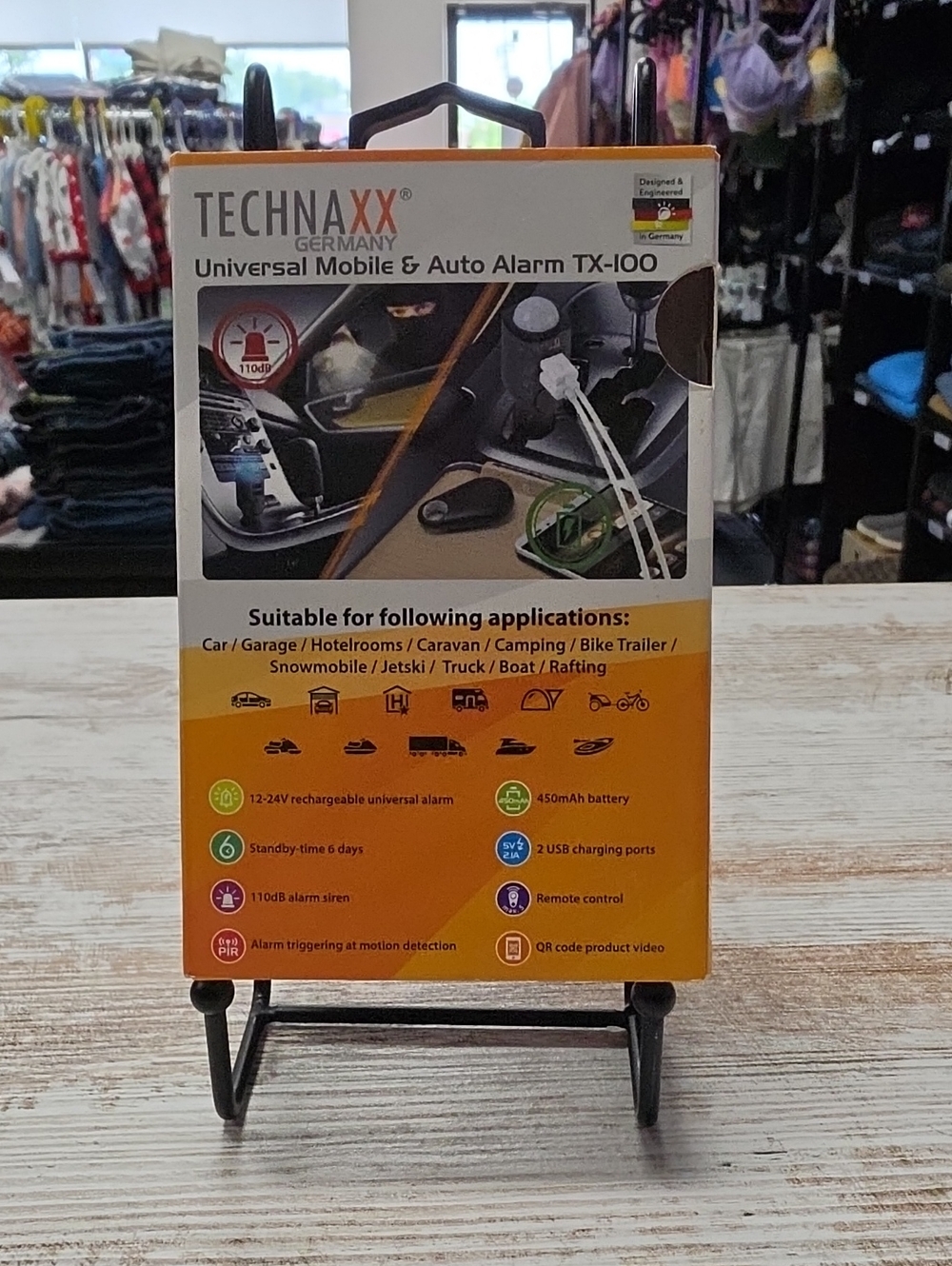 Universal Mobile & Auto Alarm TX-100